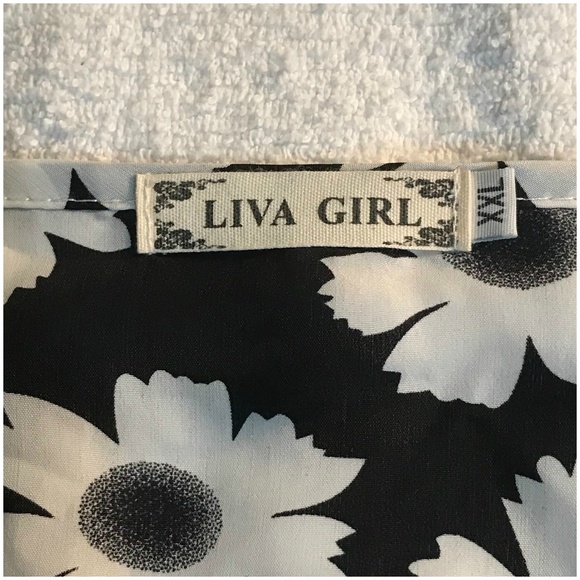 # LIVA GIRL Sleeveless Flower Dress Size Med - Picture 4 of 4